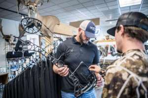Web shopping for a bow